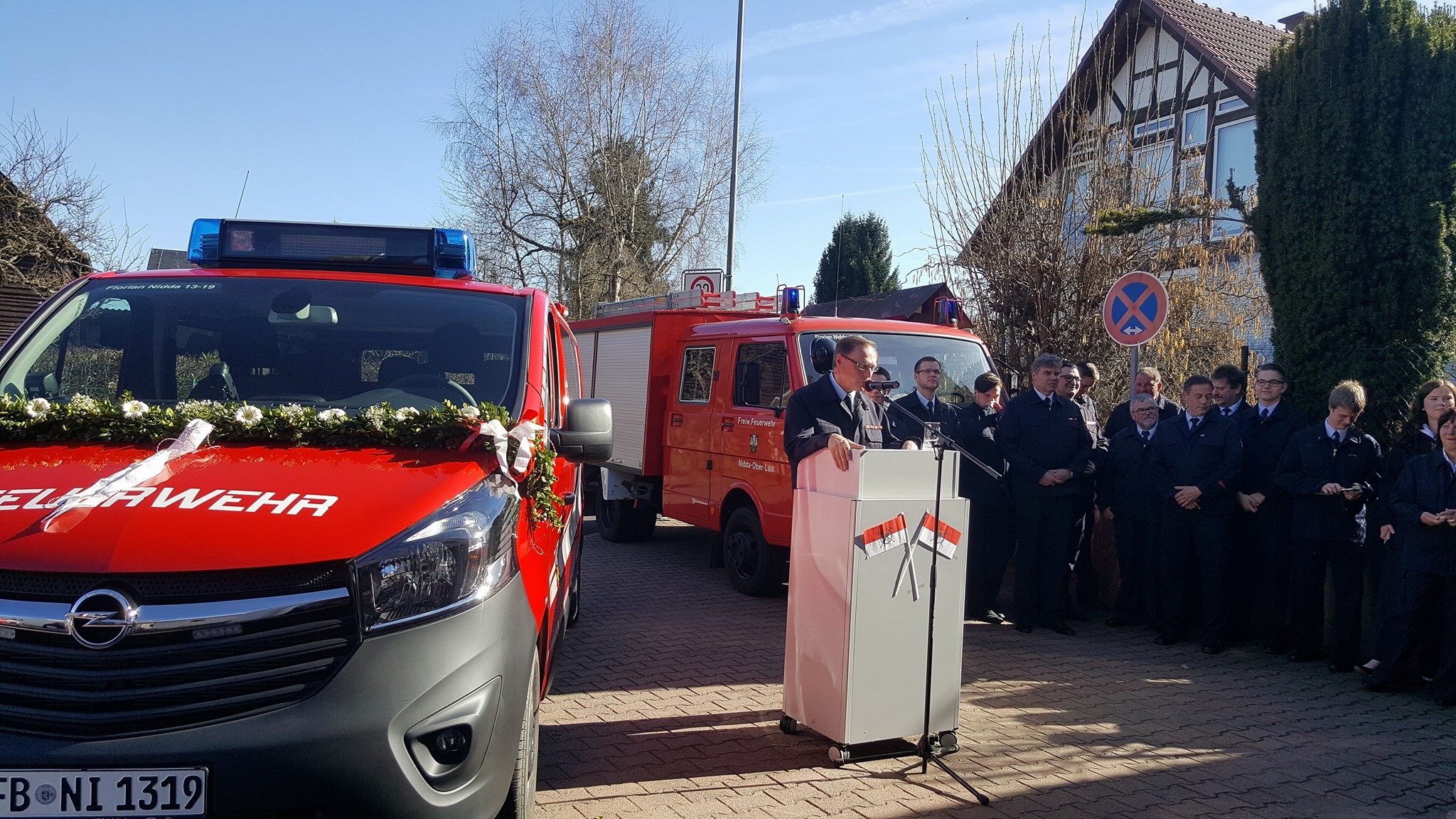 Fahrzeuübergabe MTF, Ober-Lais (Foto: PuMa)
